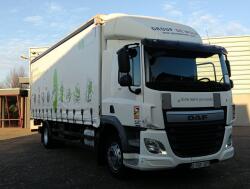 DAF FA CF 260 DHollandia Laadklep, Loadlift 2.000 kg, Schuifkap, Smart tacho TT 4885